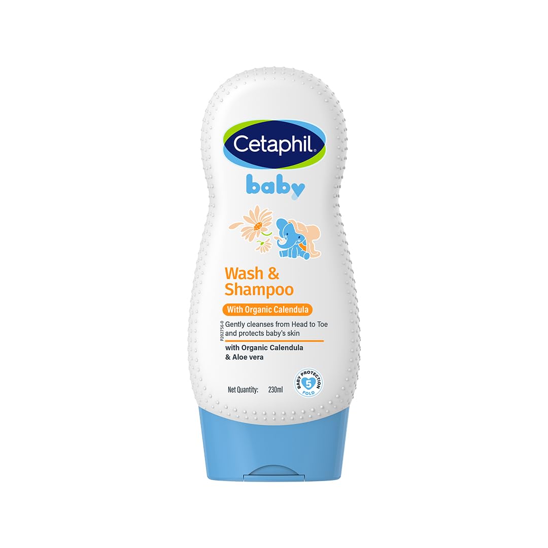 Cetaphil Baby Wash and Shampoo with Organic Calendula 230 ml