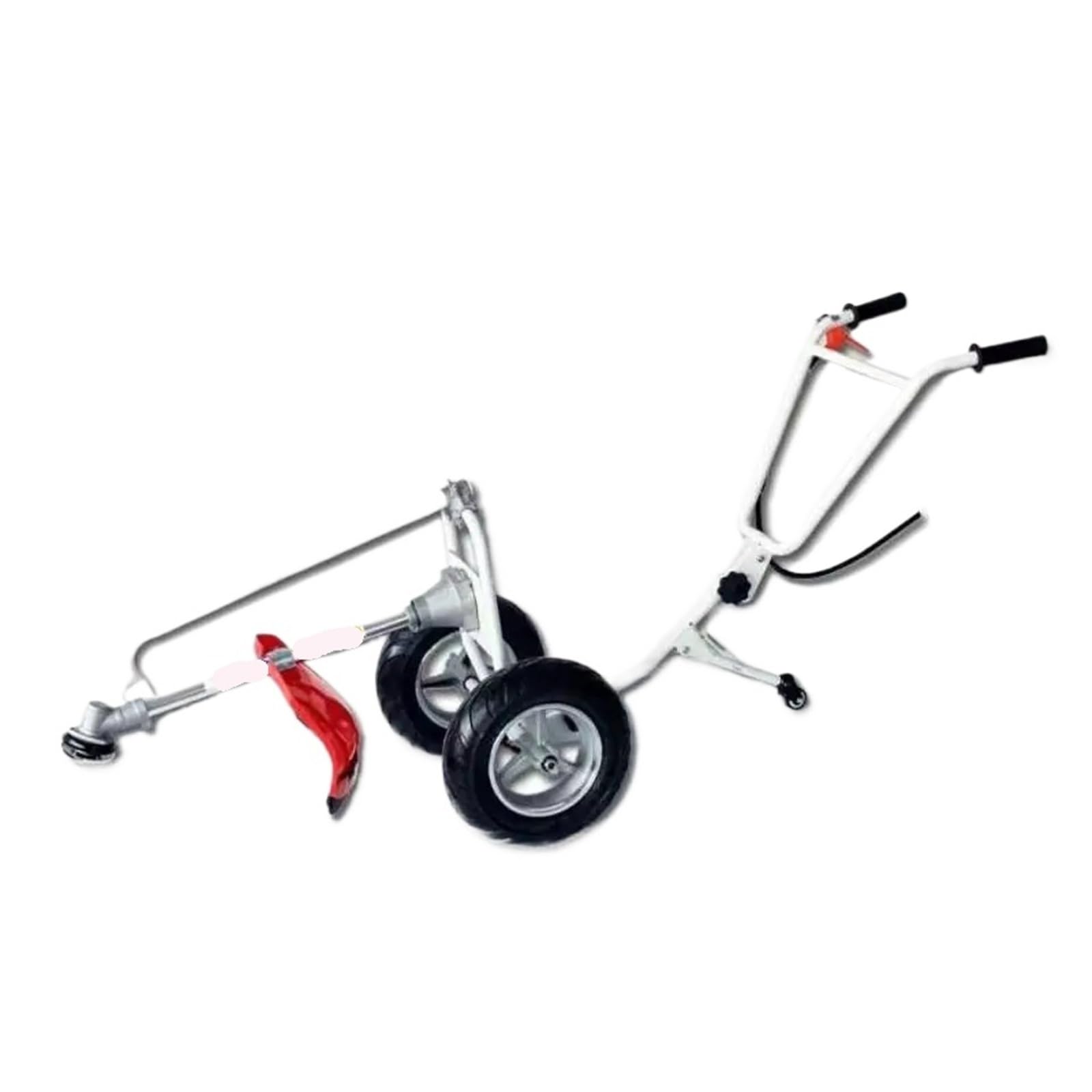 Genérico Compatible con Soporte de Asiento de Motor de cortacésped portátil | Empujador manual compatible con desbrozadoras 43cc,52cc,63cc