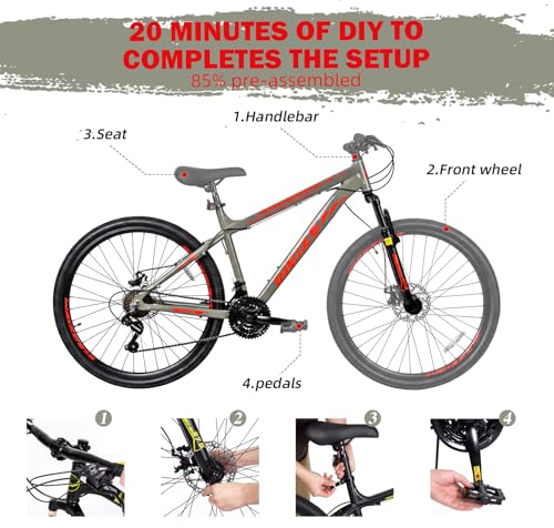 WEIZE 27.5 Inch Full Suspension Bike