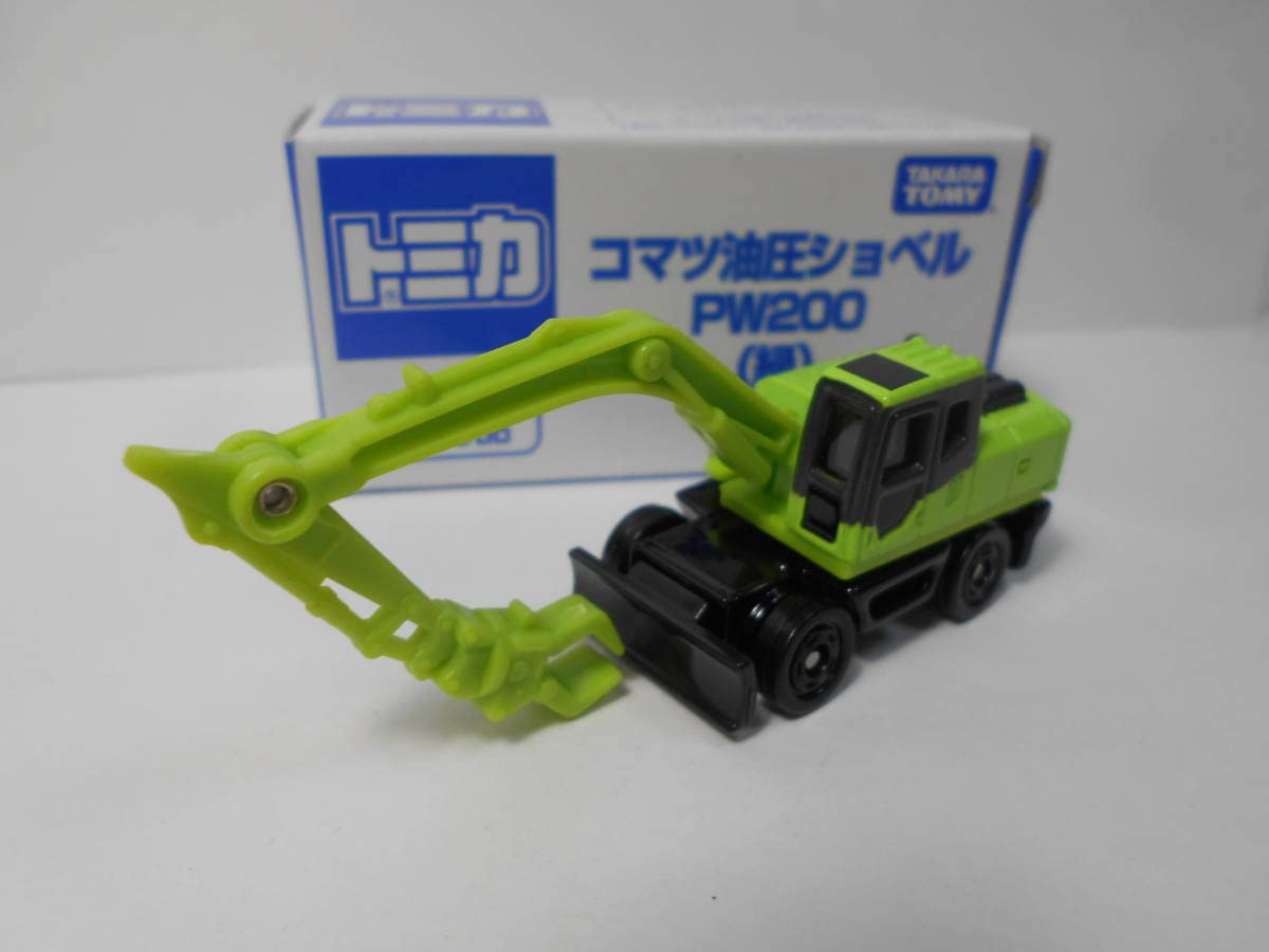 KOMATSU 61pxi トミカ　非売品 トミカ 非売品 コマツ 油圧ショベル PW200 （青） - メルカリ