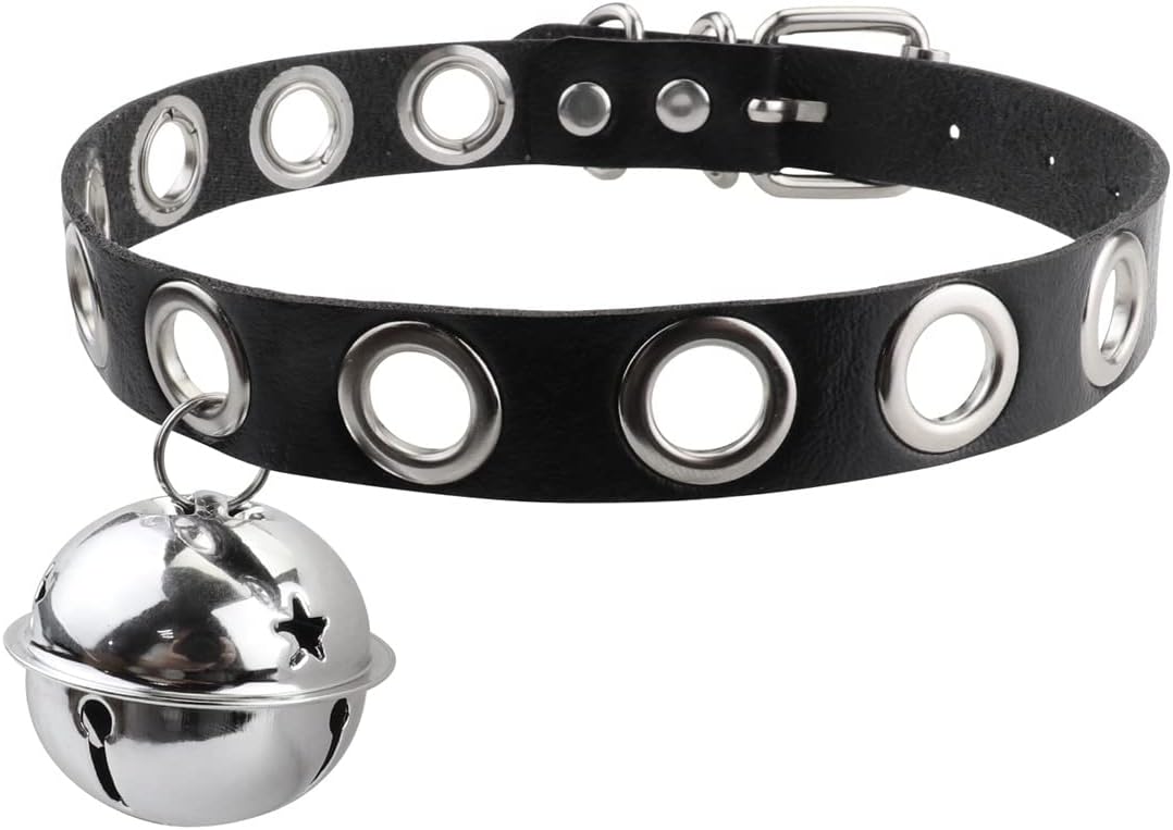 パンク ベル チョーカー ゴシック ネックレス PU レザー 襟 首 アクセサリー