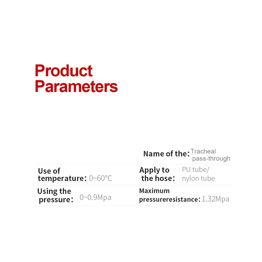 ezqnirk 1PCS Pneumatic Fittings Connectors Direct Thrust Plastic Hose Quick Couplings,PZA,4mm