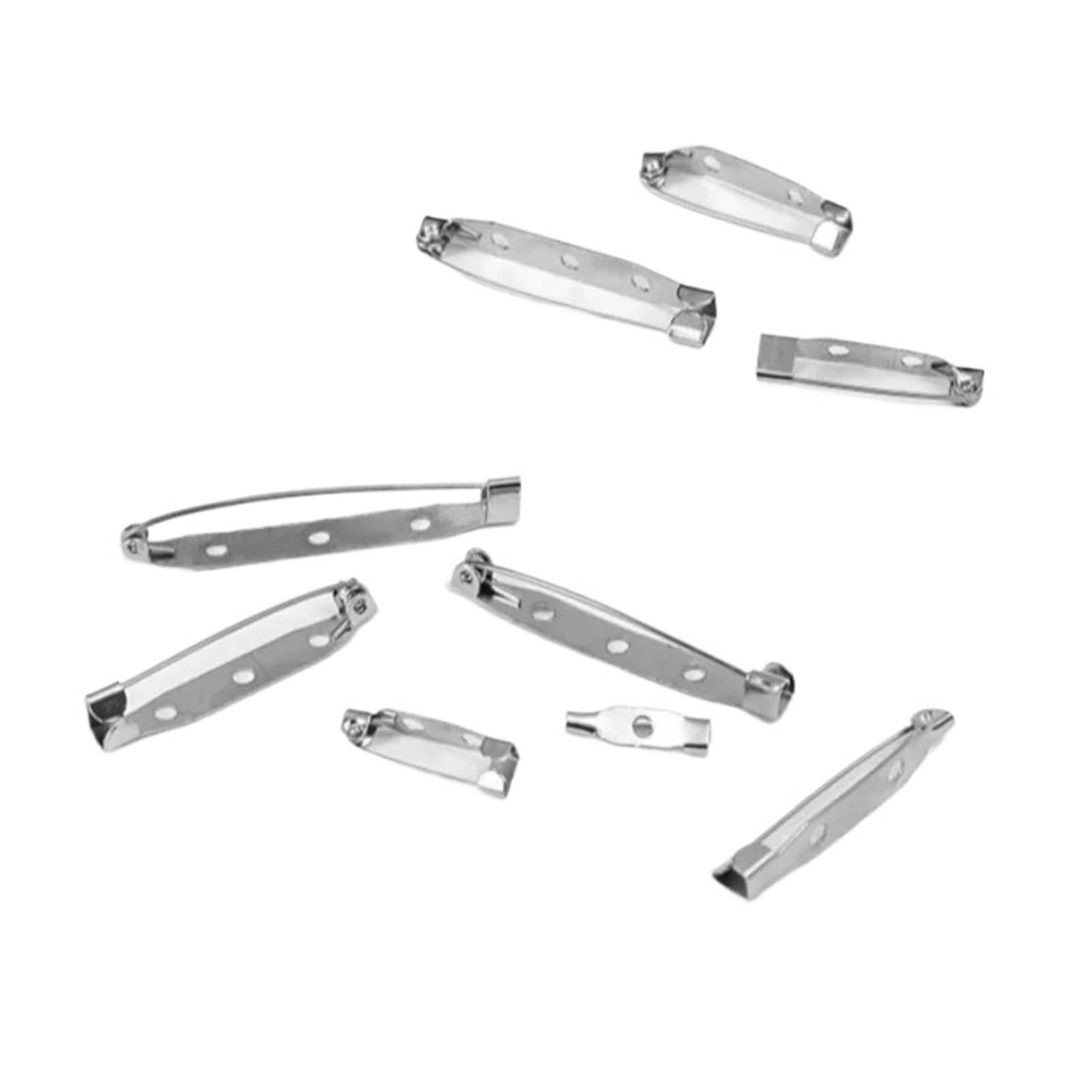 LUYSGBXR Brooch Pin 100pcs Brooch Pin Backs Lock Clasps For Jewelry Making Name Badge Craft Supplies For Adults Pins(4.5)