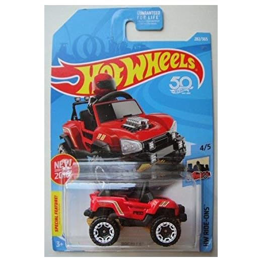 Hot Wheels RIDE-ONS 4/5, RED BOGZILLA 282/365