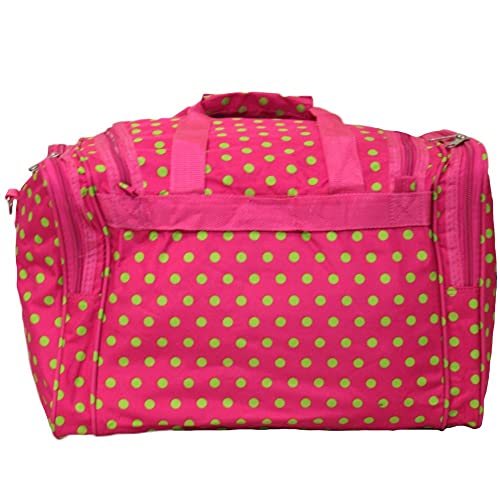 Image of World Traveler 81T16-504F /G Duffle Bag, One Size, Fuchsia Lime Dot
