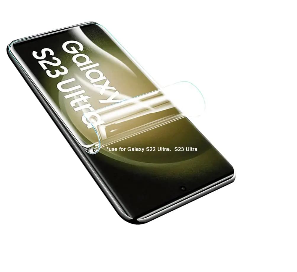 nzon Compatible Samsung Galaxy S23 Ultra Plastic Screen Protector Matte Finish Flexible Film for S23 Ultra 5G(6.43inch) Fingerprint Anti-Scratch self Healing Full Coverage - Clear (B0BST2J96N) Amazon Price History, Amazon Price Tracker