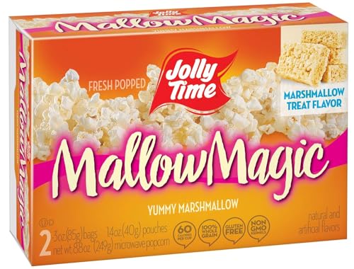 Jolly Time Mallow Magic, Sweet Marshmallow Microwave Popcorn with...