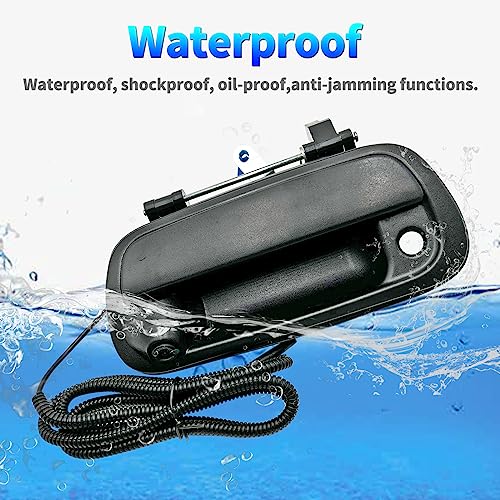 Image of Rear View Camera Backup Tailgate Handle Camera Compatible with 2000-2006 Toyota Tundra Tailgate Door Handle Replacement Camera
