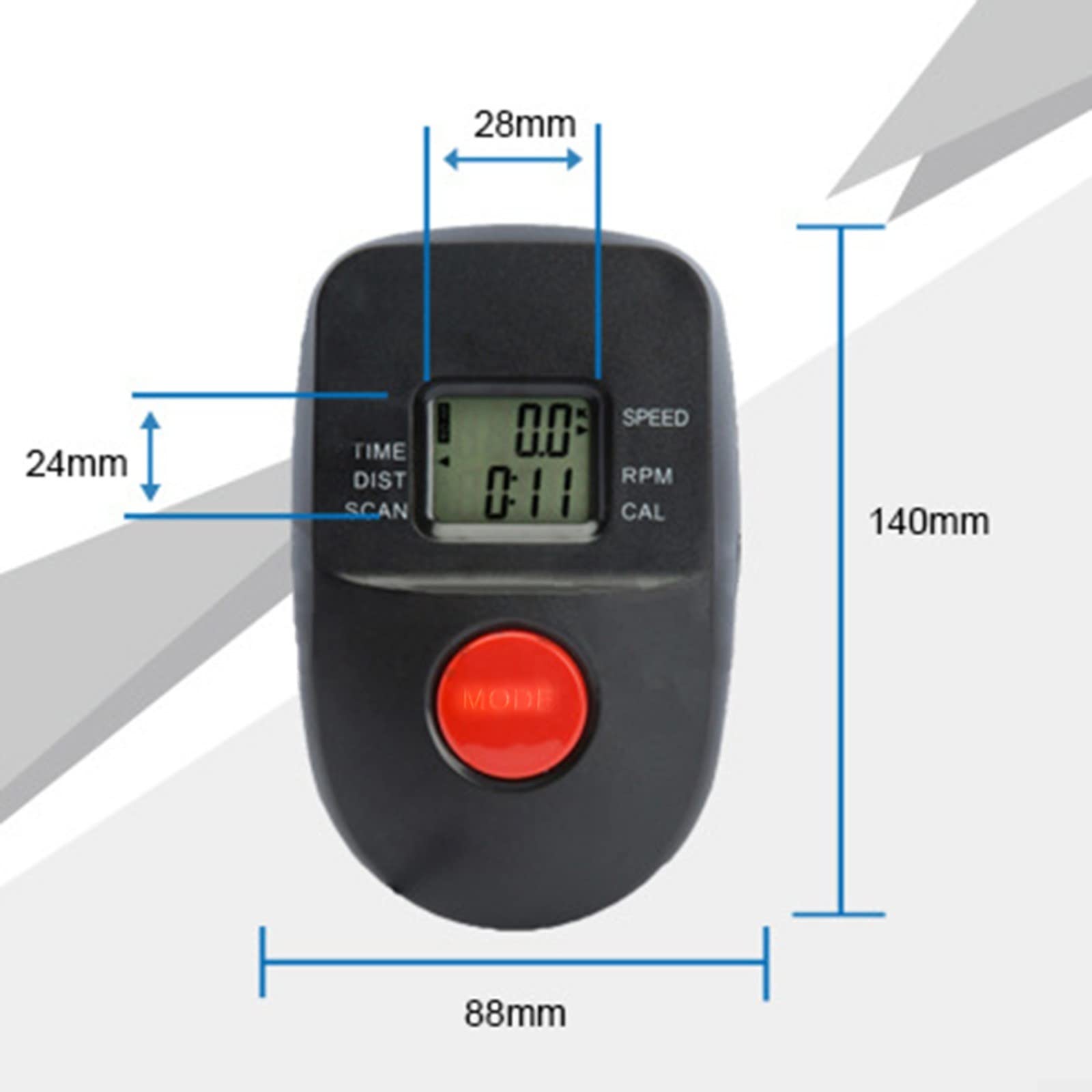 Compteur De Vitesse Vélo HEIBTENY – Grand écran LCD Rétroéclairé, étanche, En ABS, Pour VTT Et Route