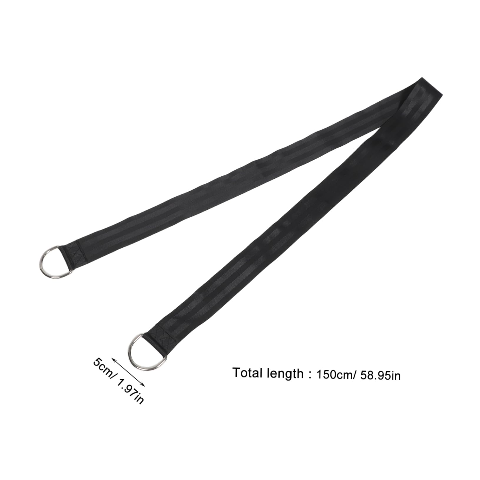 Abaodam 1 Set Adjustable Outdoor Swing Straps Kit for Durable Tree Hanging Straps with Hooks Quick Install for Hammocks and Swings Reinforced Strength and Use