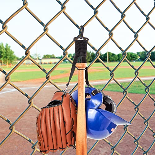 Baseball Softball Gear Hanger Dugout Organizer Baseball Bat Holder With Glove Clip And Helmet Hook For Baseball Softball Fence Bag Water Bottle Hiking Camping (10 Pcs) #TOP3