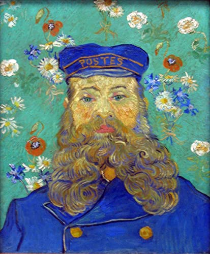 Lienzos modernos carteles impresiones decorativos de Van Gogh retrato Joseph Roulin 60x90cm