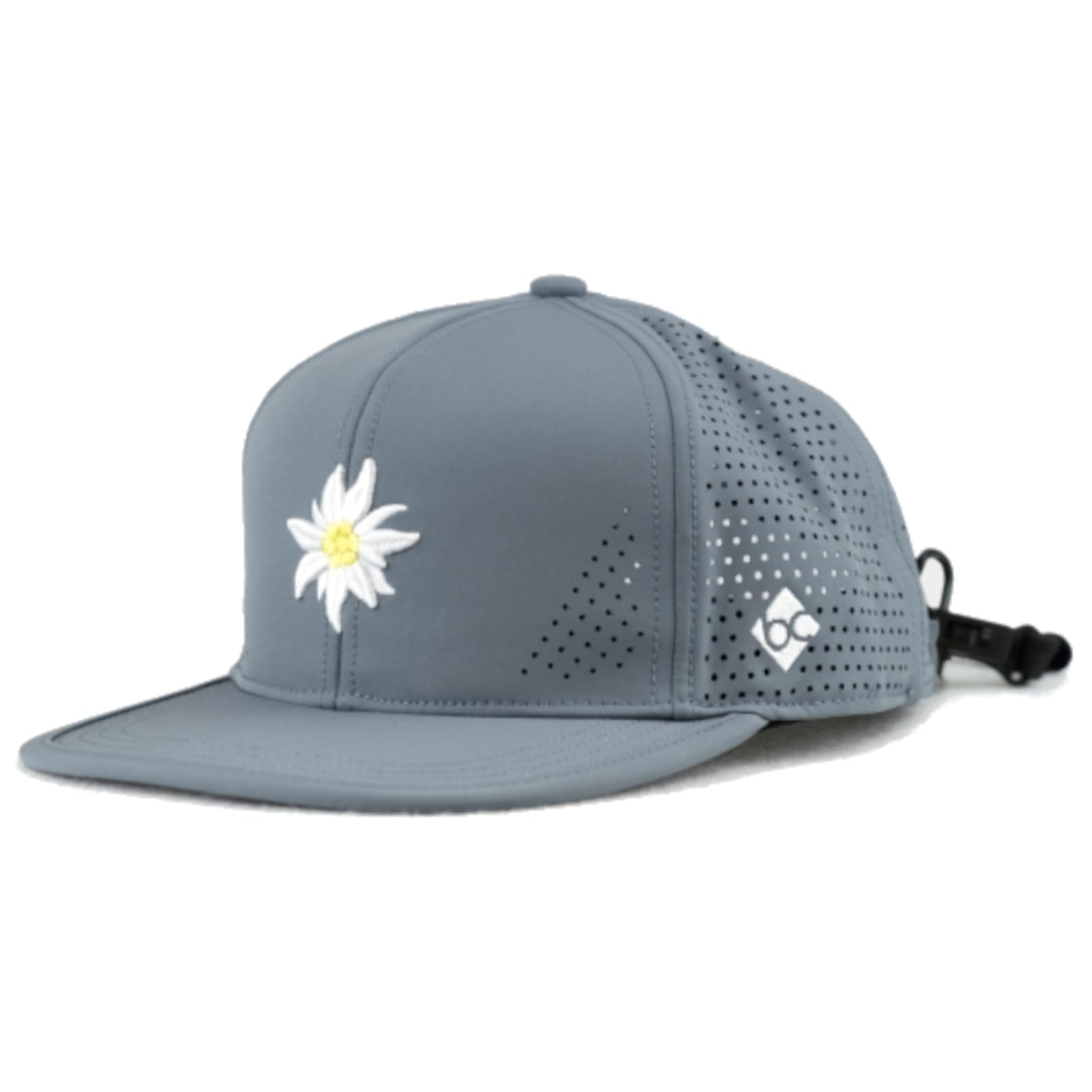 Bavarian Caps Unisex Basecap Edelweiß Outdoor v2 Snapback, Grau Blau, CX215