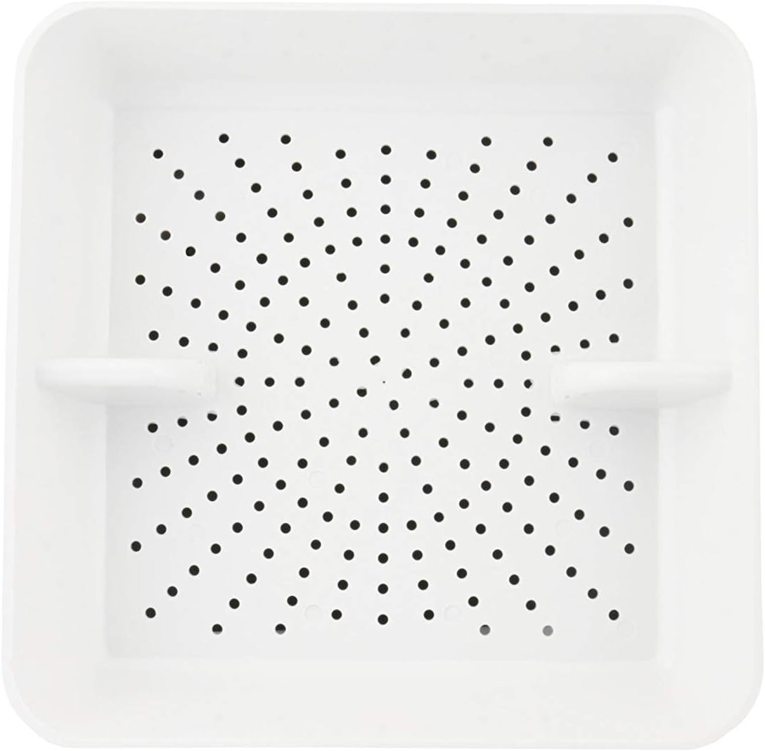 GSW ABS Plastic Floor Sink Drain Strainer Drop-in Basket 8-1/2”W x 8-1/2”L x 2-1/4”H - Perfect for Restaurant, Bar, Buffet (2" H ABS x 4)