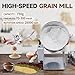 Goldtouch 750g Grain Mill Grinder 2800W Electric Stainless Steel Grain Grinder High-Speed Pulverizer Powder Machine for Dry Wheat, Oats, Corn, Pepper and Coffee Beans (750g Swing Type)