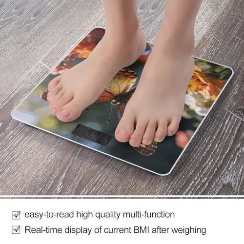 Báscula digital de baño con plataforma de vidrio templado miniatura 5