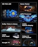 TCL 65T8D, 65" QLED TV with QD-Mini LED Attenuation, 4K HDR Ultra HD, Smart Google TV (Dolby Vision, HDR10+ and Atmos, VRR 144Hz, FreeSync Premium, Onkyo 2.1 Sound, Game Master) - 5