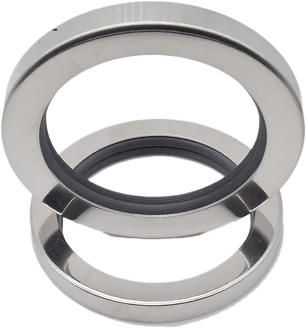 1pcs 60 * 80 * 8/10 Oil Seal with Stainless Steel Housing Single Lip and Dual Lip Screw Air Compressor Spare Parts(60x80x10 CSLBDBK)