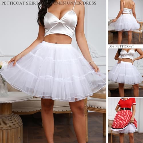 BABYONLINE D.R.E.S.S. Women's 50s Vintage Petticoat Tutu Slips Underskirt Women Crinoline2