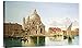 Global Gallery Budget GCS-267807-30-142 William Hickling Burnett The Santa Maria Della Salute Venice Gallery Wrap Giclee on Canvas Wall Art Print