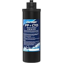 Vortopt Under Sink Water Filter Replacement,NSF/ANSI 42 Certified,Black-Q1