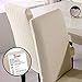 Fuloon 6 Pack Super Fit Stretch Removable Washable Short Dining Chair Protector Cover Seat Slipcover for Hotel, Dining Room, Ceremony, Banquet Wedding Party