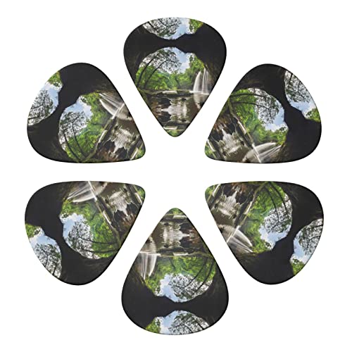 Mountain Waterfall Lot de 6 médiators pour guitare acoustique, guitare électrique, basse, ukulélé – fin, moyen et épais - Les Beatles, Paul McCartney, John Lennon, RIngo Starr, George Harrison Mountain Waterfall Lot de 6 médiators pour guitare acoustique, guitare électrique, basse, ukulélé – fin, moyen et épais – Image 5