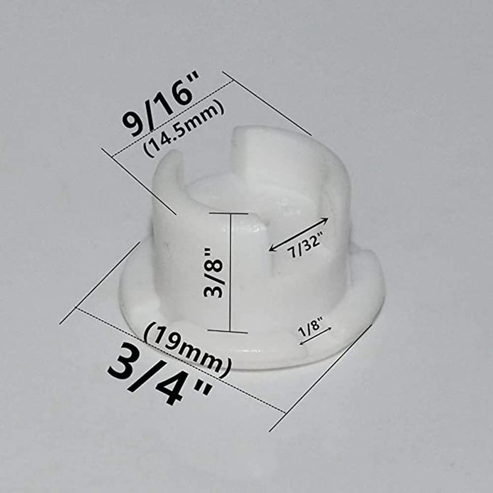OTOTEC 12 tappi a bottone in plastica bianca per tende orizzontali in finto legno
