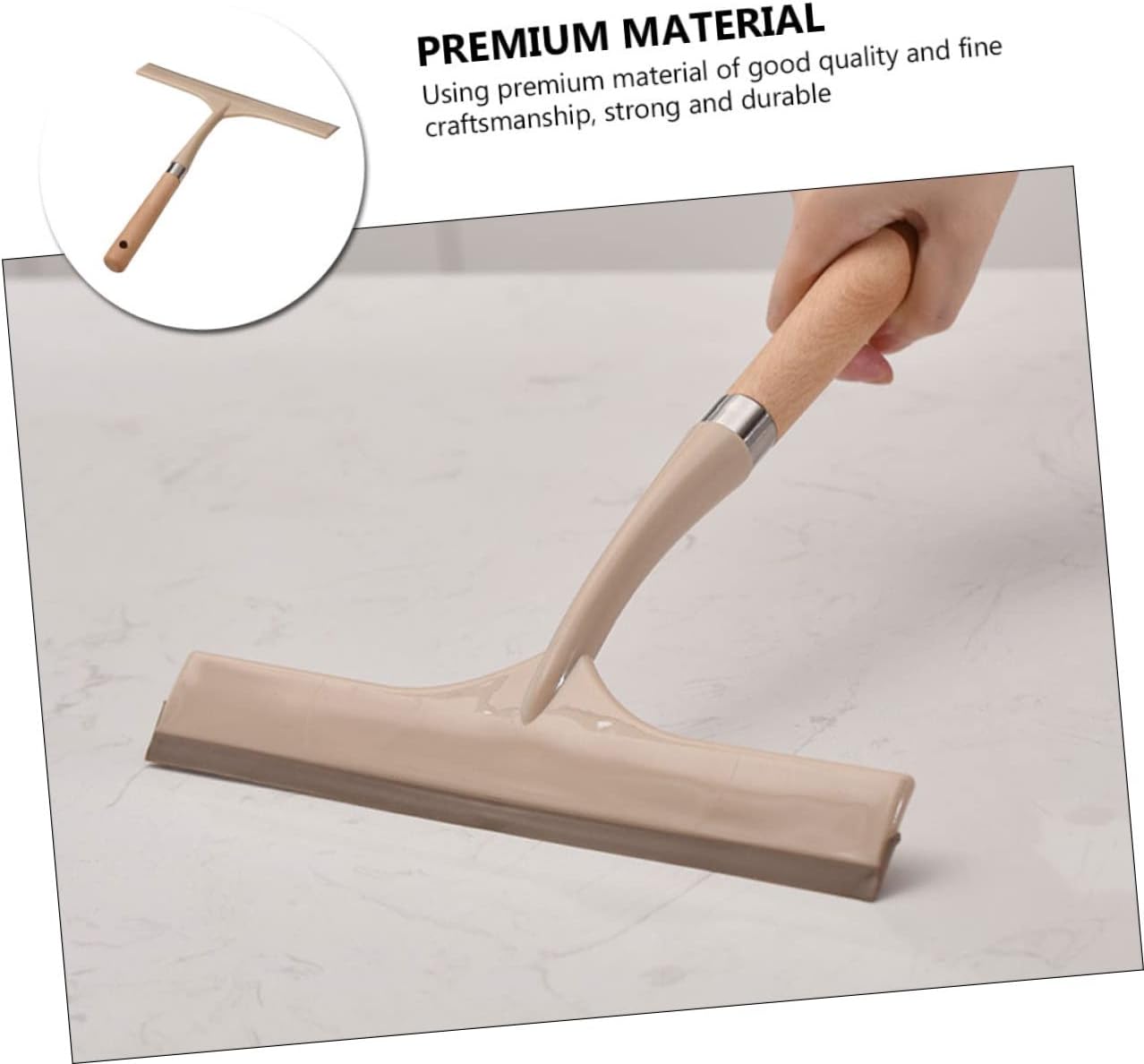 Ipetboom Long-Lasting Material Car Windshield Wiper Glass Cleaning Utensil Hole Design Easy to Store and Use