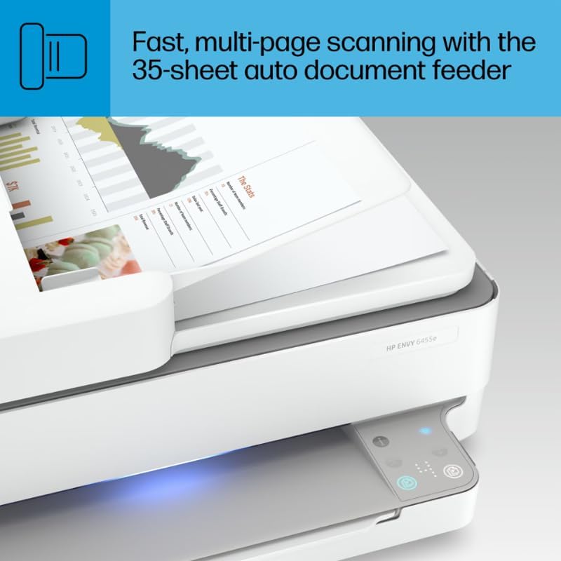 Miniatura 6 de HP Envy 6458E Impresora inalámbrica a color todo en uno (223R3AR # 1H3) - (Renovada)