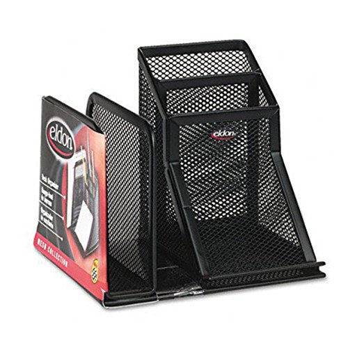 Rolodex mesh collection desk organizer, black (22171)