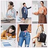 Loghohu Nurse Badge Reel, Badge Reel with Alligator Clip Cute Pink Bow Lanyard Retractable Badge Holder for Doctor Teacher Student Nurse Accessories - Image 7