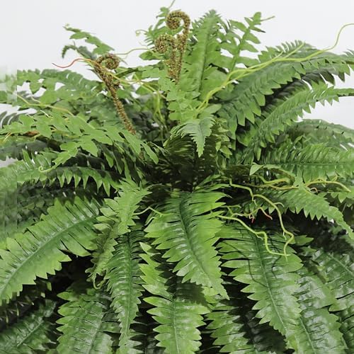 Large Artificial Ferns for Outdoor 98 Branches Fake Fern 48