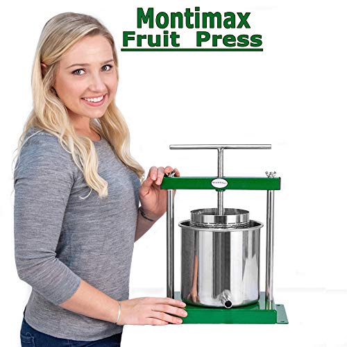4.3 Liter (1.25 Gallon) Cider, Wine, Grape, Apple Press, For Apple Cider, Wine And Cider Making, Choose Size By Montimax #TOP2