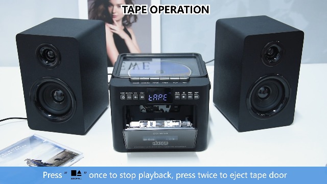 Amazon.com: Greadio Stereo System for Home with Boombox CD and