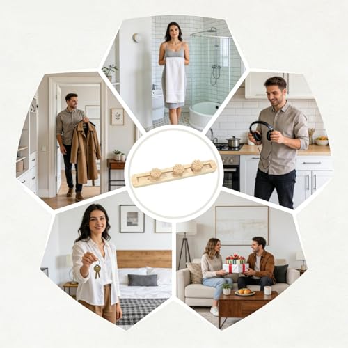 Porte-vêtements en bois design pour optimiser le rangement de la maison - 6