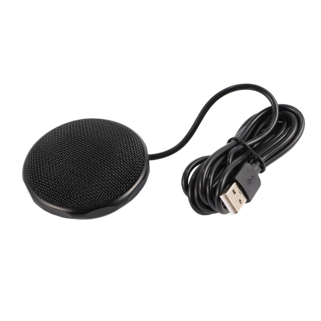 STOBOK 3pièces Microphone USB Omnidirectionnel pour Conférences Connexion Facile pour Ordinateurs Portables Bureau Isolation du Bruit De Fond Play