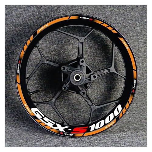 Autocollants réfléchissants jante Suzuki GSXS1000 pour personnaliser votre moto au quotidien