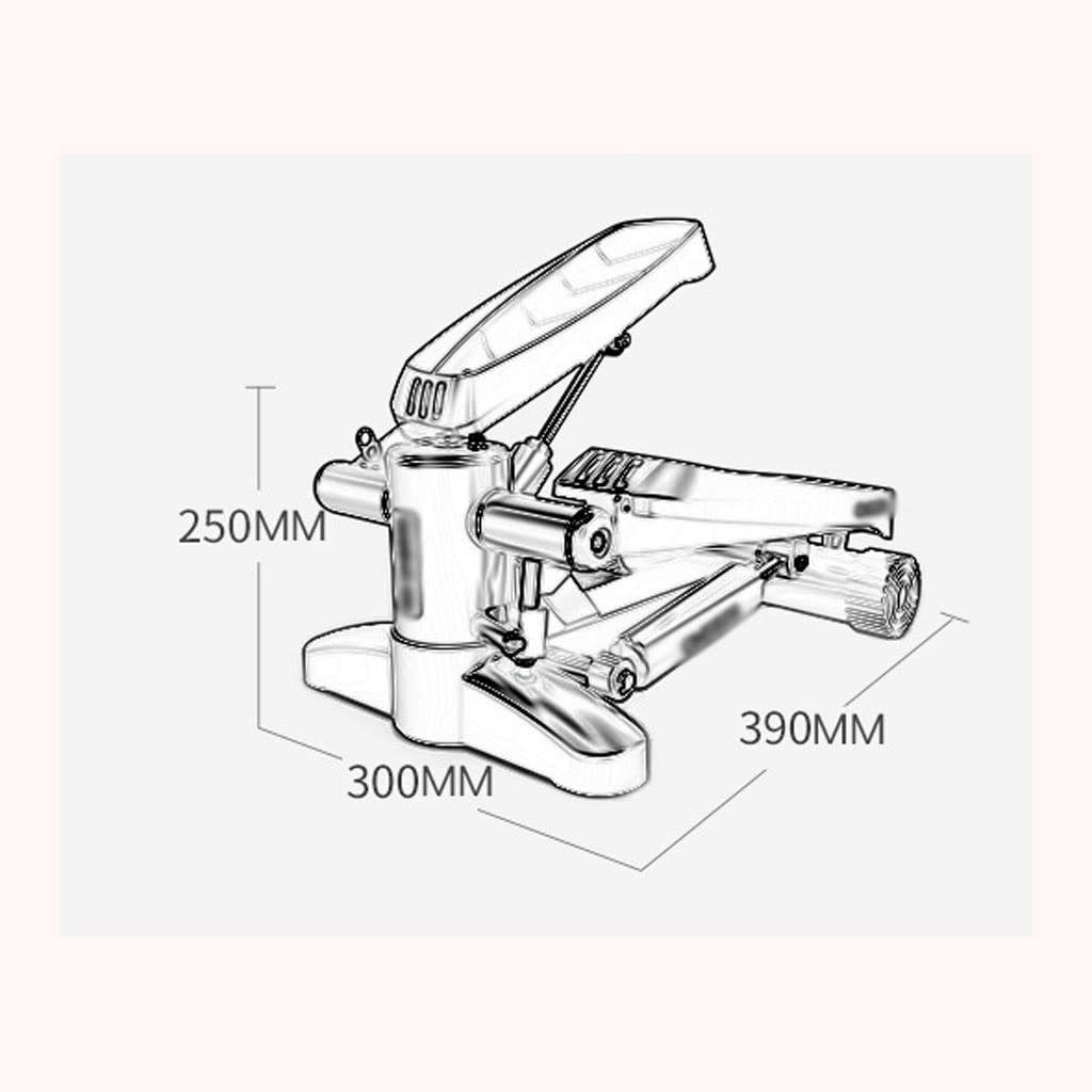 Mini stepper, przenośny mini stepper do ćwiczeń z taśmami oporowymi i monitorem, sprzęt do ćwiczeń w domu do treningu całego ciała, ćwiczeń, ćwiczeń na schodach