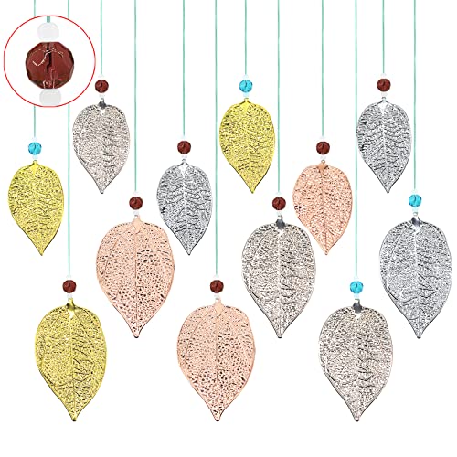 2 Stück Ahornblatt Fensterdekoration - Gefärbte Acryl-Anhänger Für Herbst