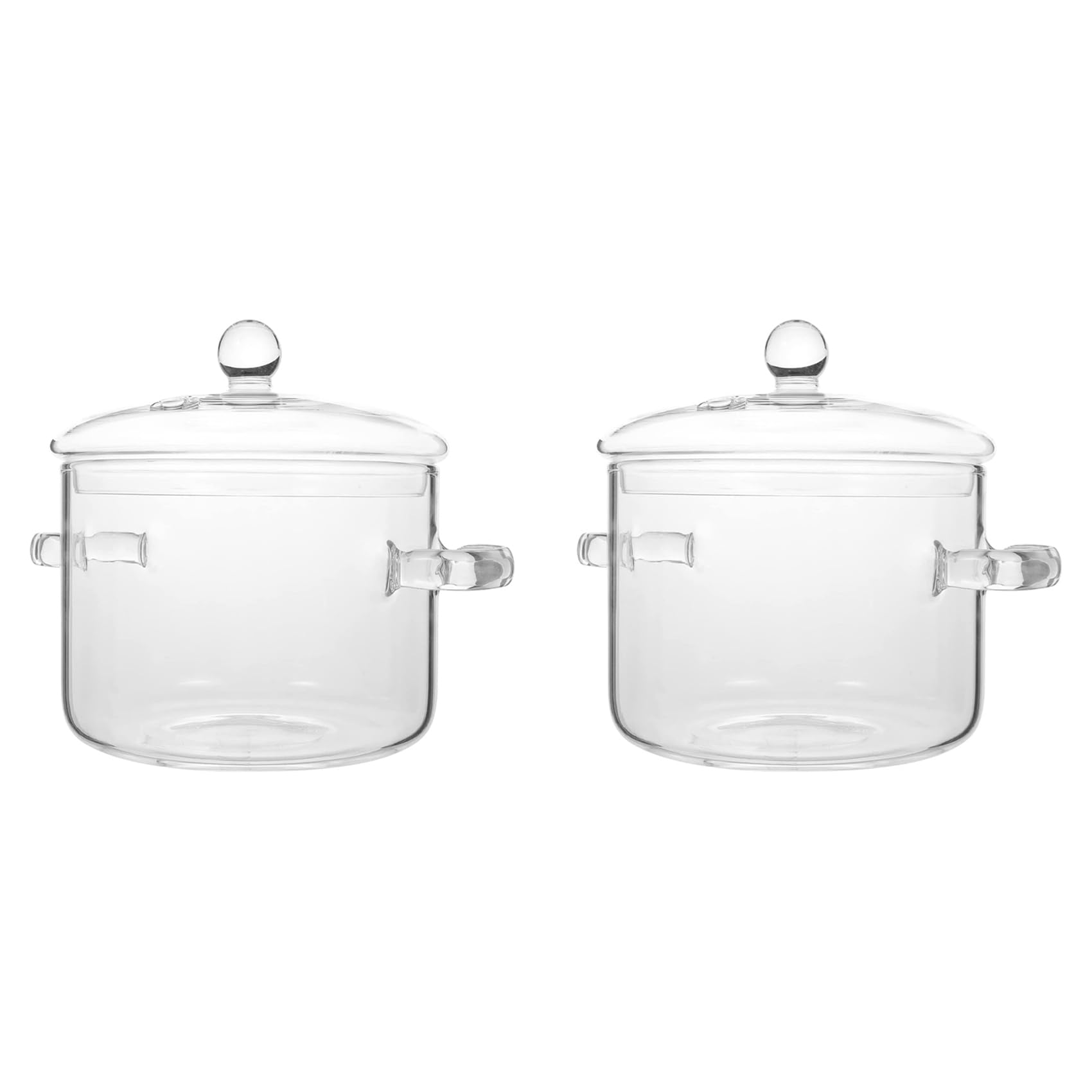 Olla para Sopa Transparente de Borosilicato para Mesas y Cenas Familiares