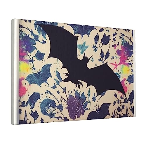 Toile chauve-souris deco murale pour creer une ambiance de bureau cosy