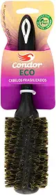 Condor, Escova de Cabelo, Eco, Alisa e Modela, Feita de Ecoliga, Cabelos Fragilizados, Grande, Preta