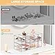 Schreibtisch-Organizer mit 7 Schubladen, ToyaJeco Acryl stapelbar Desktop Lagerung Schubladen Make-up-Organisator, Clear Craft Storage Box Schränke für Büro Eitelkeit Arbeitsplatte Bad Schlafzimmer