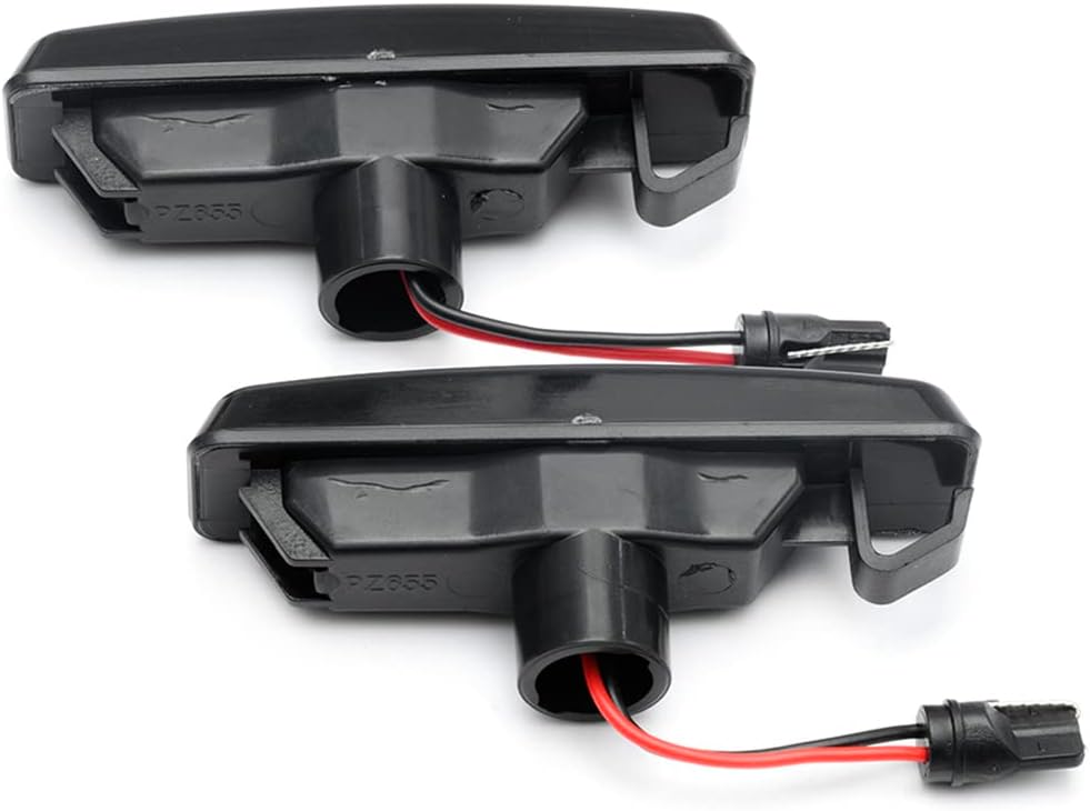 Smoked Lens LED Side Marker Lights for 1996 1997 1998 1999 2000 2001 2002 2003 B-M-W M5 E39 5 Series E39 525i 528i 530i 540i Front Turn Signal Light Lighting Assemblies Fender Repeater Blinker Lamps