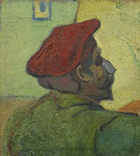 Portrait de Gauguin Van Gogh - Peinture poster d'art d'affiche de 60x90cm