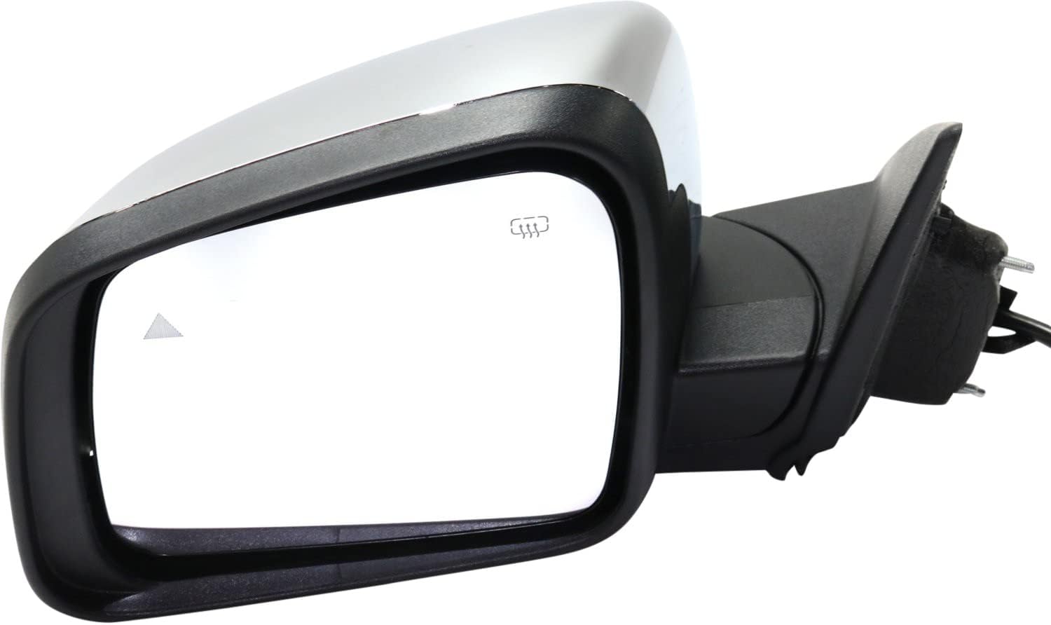 Garage-Pro Driver Side Power Heated Mirror for Dodge Durango 2011-2022 With Signal Light, Blind Spot Monitor & Memory; Without Auto-Dimming Chrome