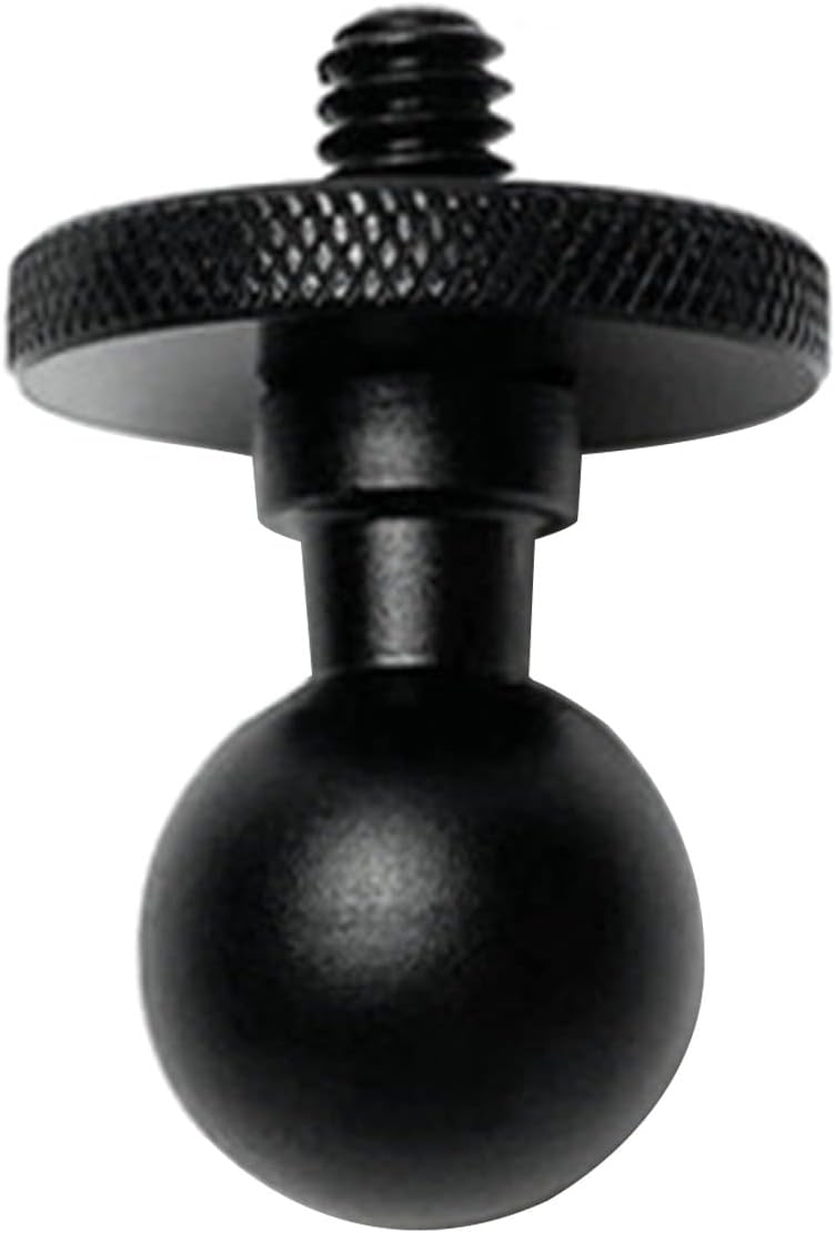 17mm Ball for Head Converter 1/4 Screw for Head for Car Monitor Pad Cellphone Ball Mount Base for Camera Brac 17mm Ball Mount Adapter Base Phone Holder