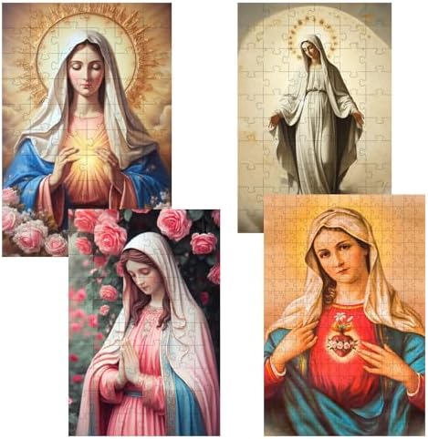 4 Quebra-Cabeças Nossa Senhoras pelo Mundo Diversão Religiosa de ...