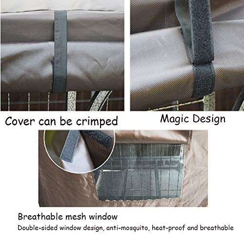 Housse de cage pour chien Oxford durable bâche de protection extérieure - 6